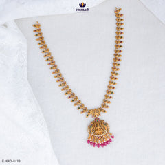 KALAPI Long Multi Nakshi Necklace