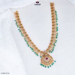 KALAPREMI Exquisite Long Necklace with Stones