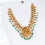 Kalindi Elegance - Nakshi Gold Necklace