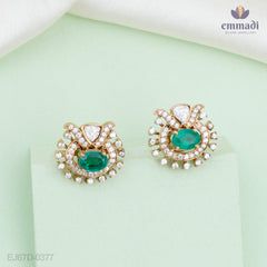 Harriet's Exquisite Victorian Green Studs