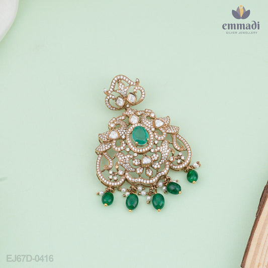 Victorian Green Pendant and Enchanting Hangings Jewellery