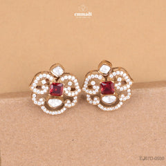 Gulbasha Victorian Red Studs Collection