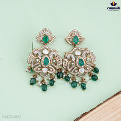 Indira's Exquisite Victorian Green Hangings