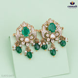 Narmada Victorian Green Pendant Jewellery