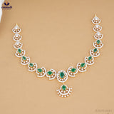 AANANTHAPRIYA Exclusive Green CZ Necklace