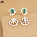 AANDHAL Premium Green CZ Silver Jewellery
