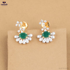 AARYANNA Premium Green CZ Hangings