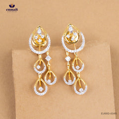 ABHIJATI Stunning CZ White Hangings