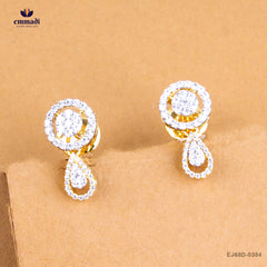 ABHIRATHI Premium White CZ Hangings