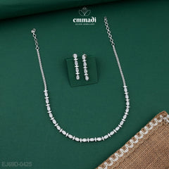 Razida Premium CZ White Necklace