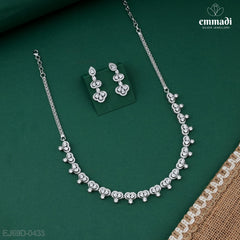 Rashika Premium CZ White Necklace