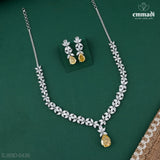 Ranu Premium CZ Yellow Necklace