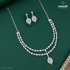 Ranjita Premium CZ Pink Necklace