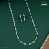 Ranjeeta Long Necklace in White