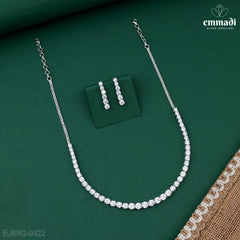Ragni Premium CZ White Necklace