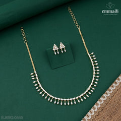 Priynka Premium CZ White Necklace