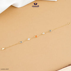 CHANDITHA Silver Bracelet with Multi Stone