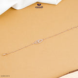 Chandrabali Exquisite CZ White Bracelet