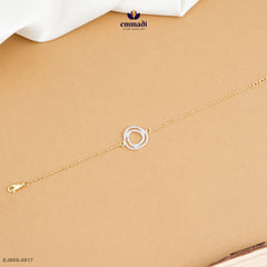 CHANDRABHAGA Elegant White CZ Bracelet