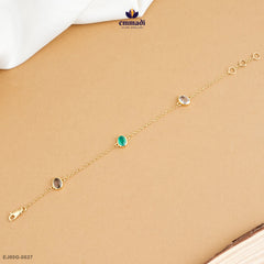 Chandrakanti Exquisite Green Stone Bracelet