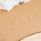 Charitra Elegant White CZ Bracelet
