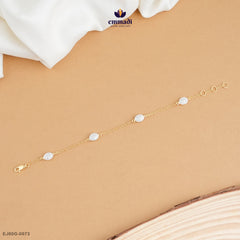 Charitra Elegant White CZ Bracelet