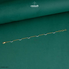 CHAROU Elegant White CZ Bracelet Collection