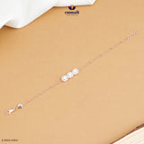 Charulatha Exquisite White CZ Bracelet