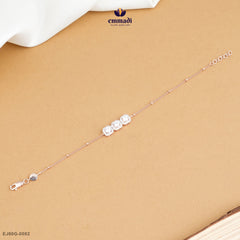 Charulatha Exquisite White CZ Bracelet