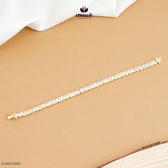CHARUSHEELA Exquisite White Stone Bracelet