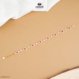 CHERIN Elegant Pink CZ Bracelet