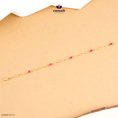 Chethana Elegant Pink Stone Bracelet