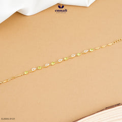 CHINJU Elegant Green Stone Bracelet