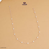 DAACHAYANI Exquisite White CZ Chain