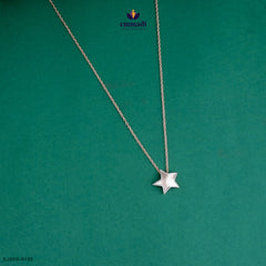 DAKSHATA Exquisite White Fancy Silver Chain