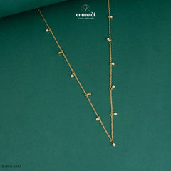 DAKSHINYA Elegant White Fancy Chain
