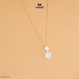 DAMAYANTEE Elegant White CZ Chain
