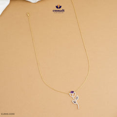 Damayanty Elegant Blue CZ Chain