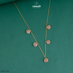 DAMPY Elegant Orange Fancy Silver Chain