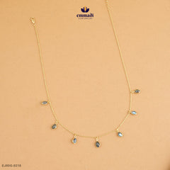 DARANEA Silver Jewellery: Exquisite Multi-Coloured Stone Chains