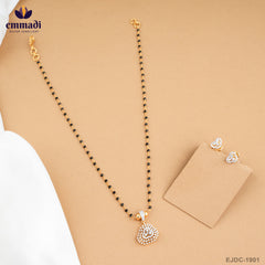 AHLADYDA Elegance in White Chain Nallapusalu