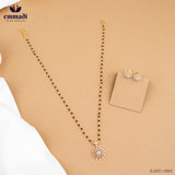 AISWARYA Elegant White Chain Nallapusalu