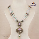 Festival Victorian Pink Long Necklace