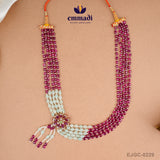 Asha's Shimmering Stone Creations: Two Colour Stones Multi Long Necklace
