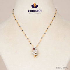 Kulroop Nallapusalu Pink Chain