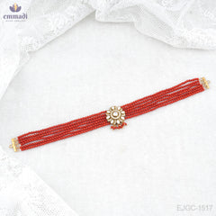 Pritha Exquisite Victorian White Choker