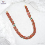 Sushmita's Elegant Victorian Green Necklace