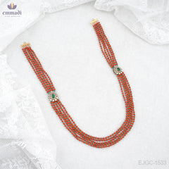 Sushmita's Elegant Victorian Green Necklace