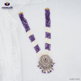 AMOLIKA Elegant Purple Victorian Long Necklace
