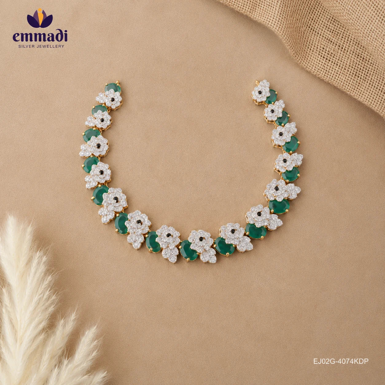Kiara Ethika Green Necklace, view 5